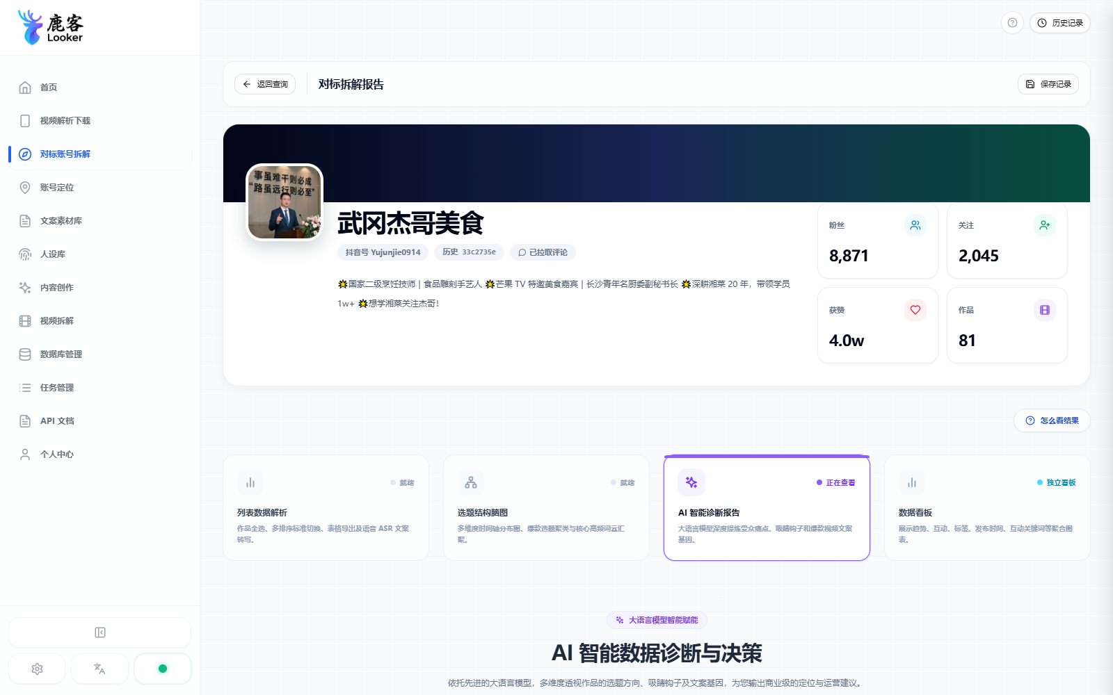 图 4-5 AI 智能诊断报告视图